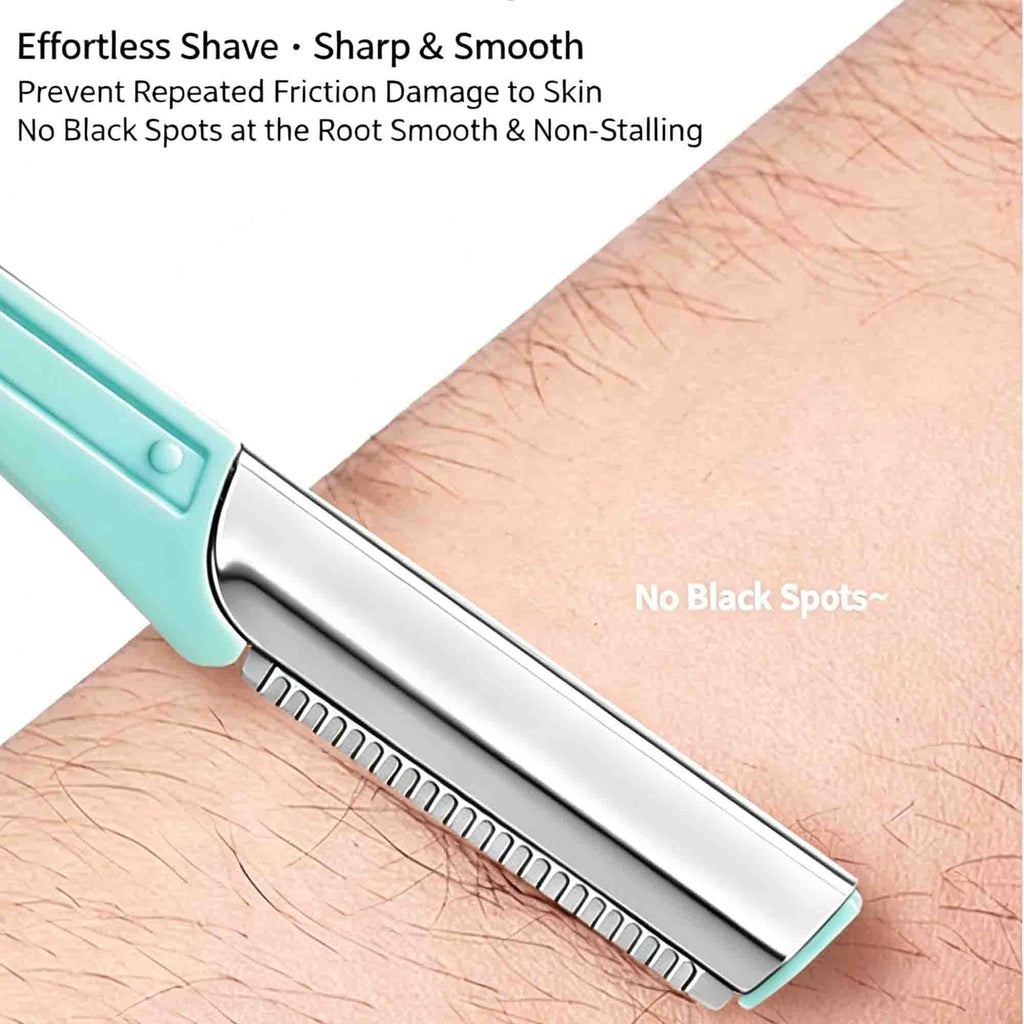 ZTRHYOO Eyebrow Razor 9 Pack, Precision Facial Hair Trimmer for Women Girl