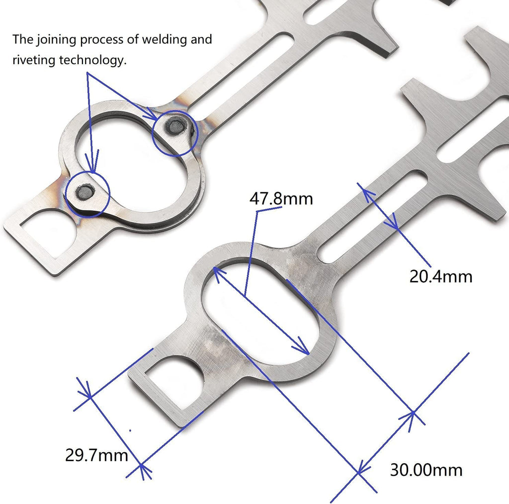 Gabasinover Replaces Part NO 4243 710 6004 24 Hedge Trimmer Blades Fits for HL94 HL94K Hedge Trimmer