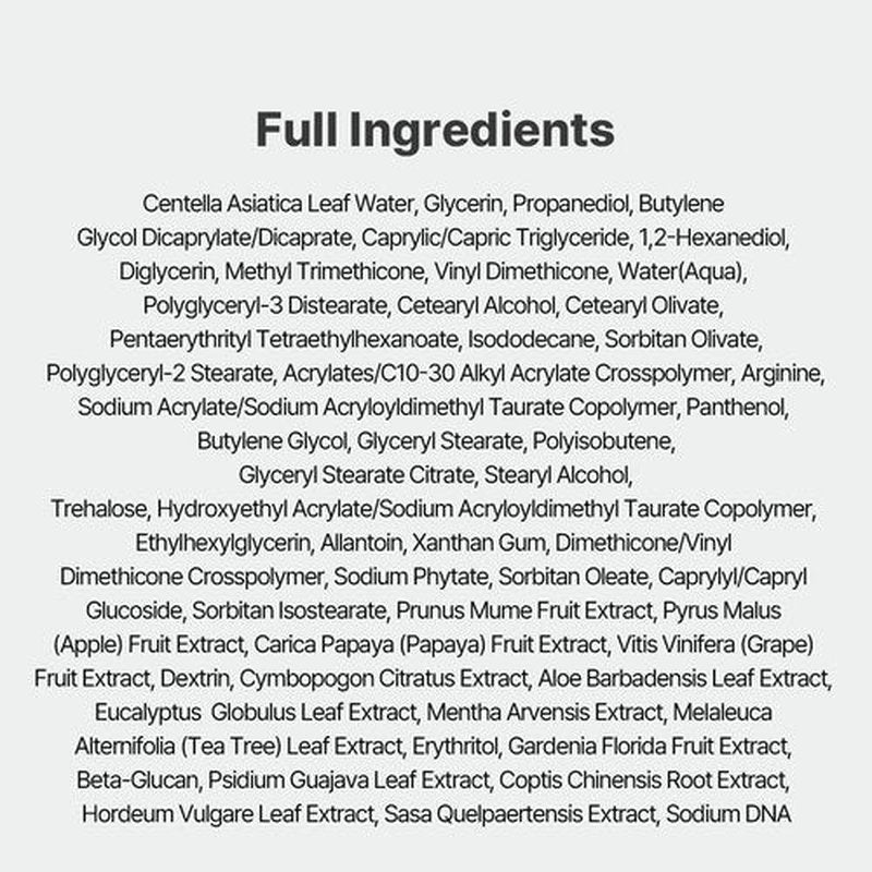 NACIFIC Cica PDRN Barrier Repair Cream, Korean Moisturizer with 76% Centella Asiatica, Skin Barrier Strengthening & Deep Hydration for Dry Sensitive Skin, Low pH Calming Face Cream, 1.76 oz (50g)
