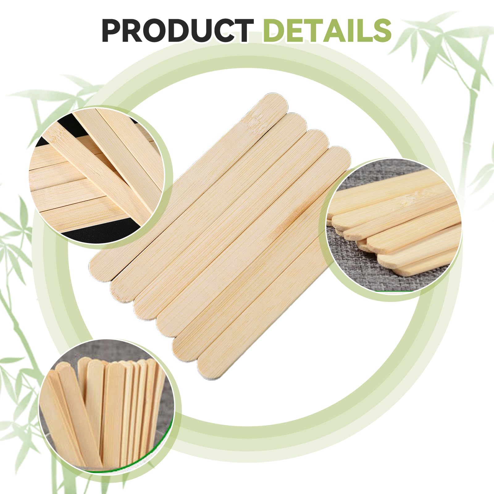 100 Pcs 4.5 inch Craft Sticks for Ice Cream Sticks,Popsicle,Craft Sticks, Treat Sticks,Ice Pop Sticks,DIY Crafts