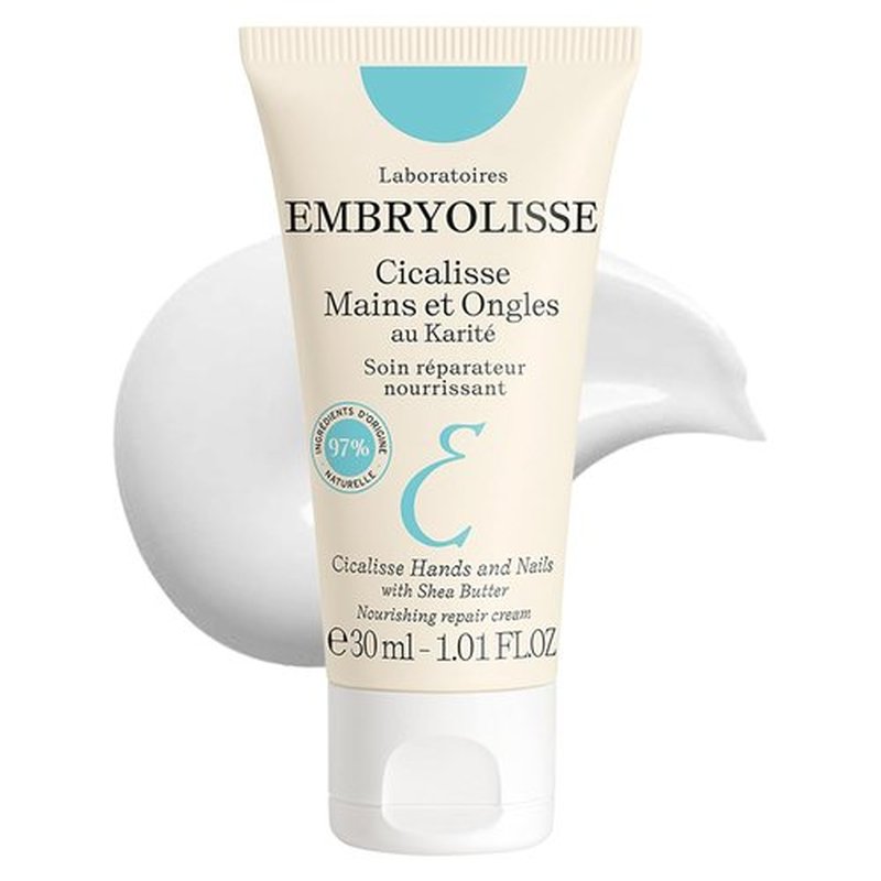 Embryolisse Cicalisse Hand and Nail Cream - Soothes & Restores Dry Skin with Shea Butter, 1.01 Fl Oz