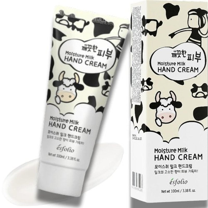 Esfolio Pure Skin Moisture Milk Hand Cream - Hydrating & Nourishing Formula for Soft, Smooth Hands (3.38 OZ)