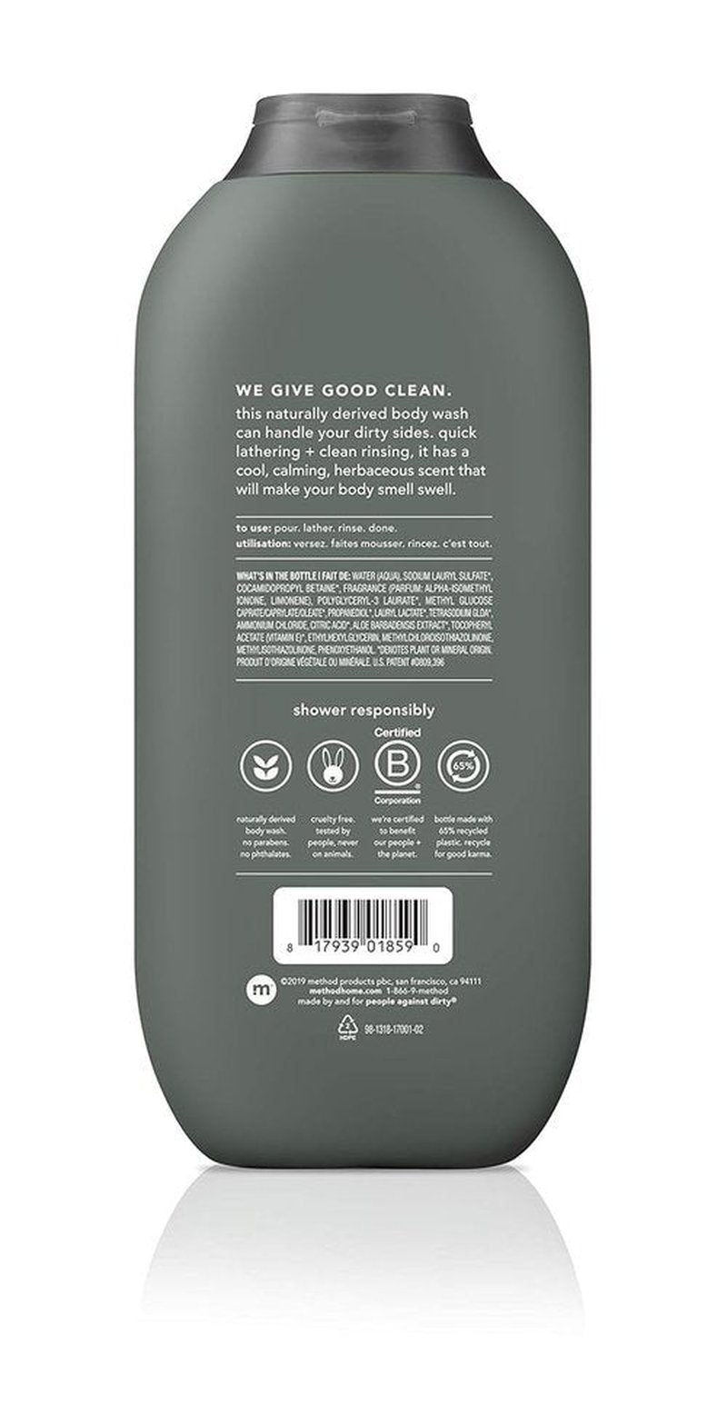 Method Men Body Wash - 3-Pack (18 Oz Each) | Sea + Surf, Cedar + Cypress, Juniper + Sage