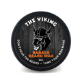 Badass Beard Care Beard Wax For Men - The Viking, 2 oz - Softens Beard Hair, Leaves Your Beard Looking and Feeling More Dense