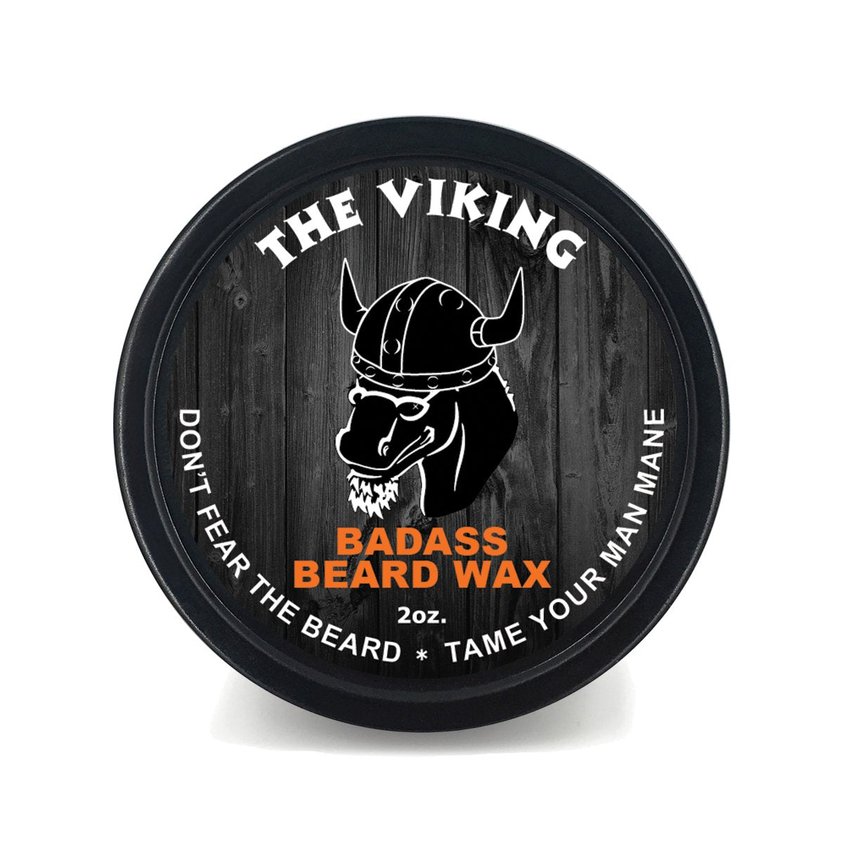 Badass Beard Care Beard Wax For Men - The Viking, 2 oz - Softens Beard Hair, Leaves Your Beard Looking and Feeling More Dense