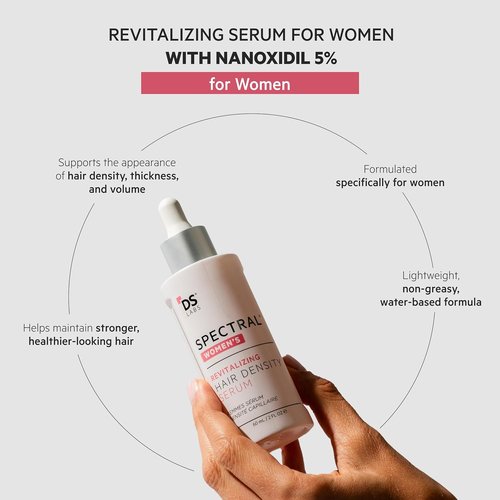 DS Labs Spectral Women's Hair Density Serum - Lightweight Leave-In for Fuller, Thicker Hair | 60mL