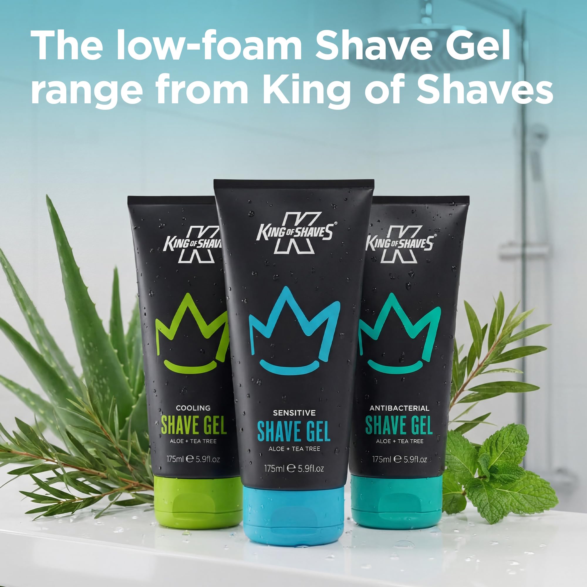 King of Shaves 2 in 1 Shave Cream and Post Shave Moisturiser 2 x 5.92 oz