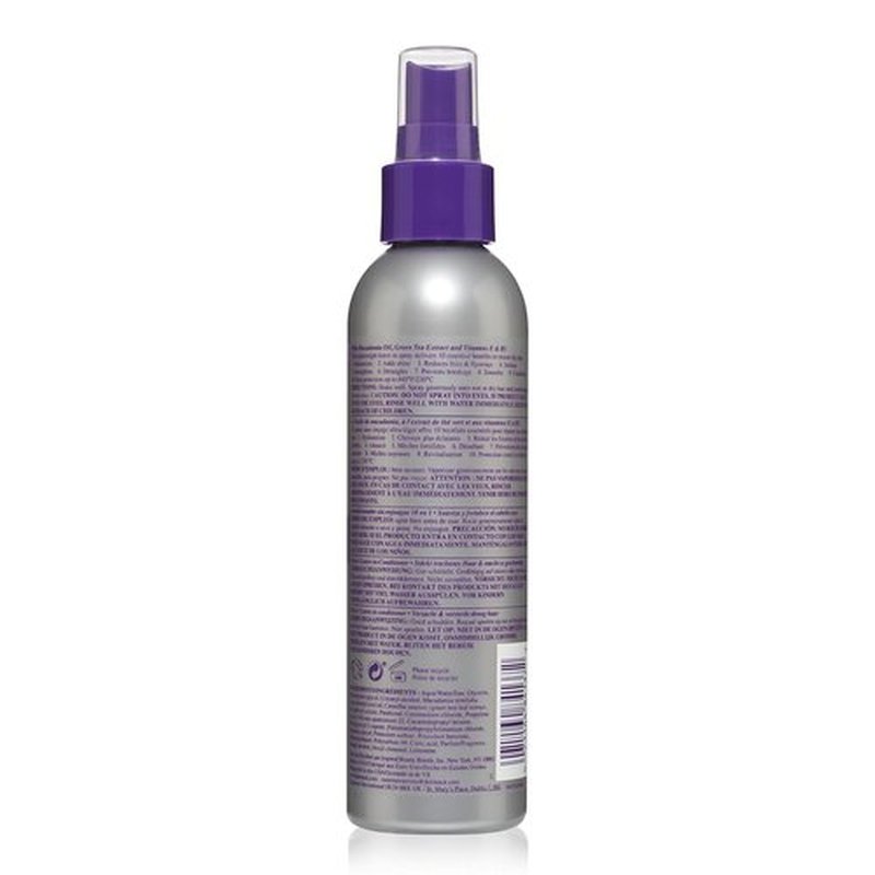 Jhirmack 10-In-1 Leave-In Conditioner Spray - Heat Protectant, Detangles & Softens | Enriched with Vitamin E & B5