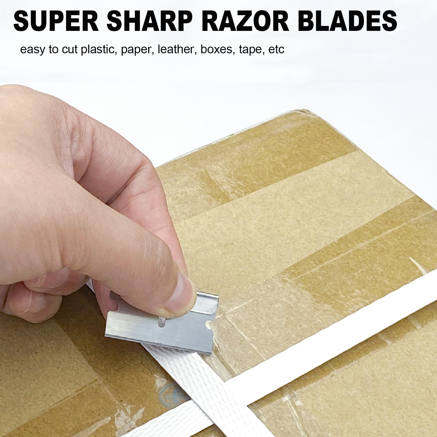 Great Andrew Single Edge Razor Blades, 100 Pack Straight