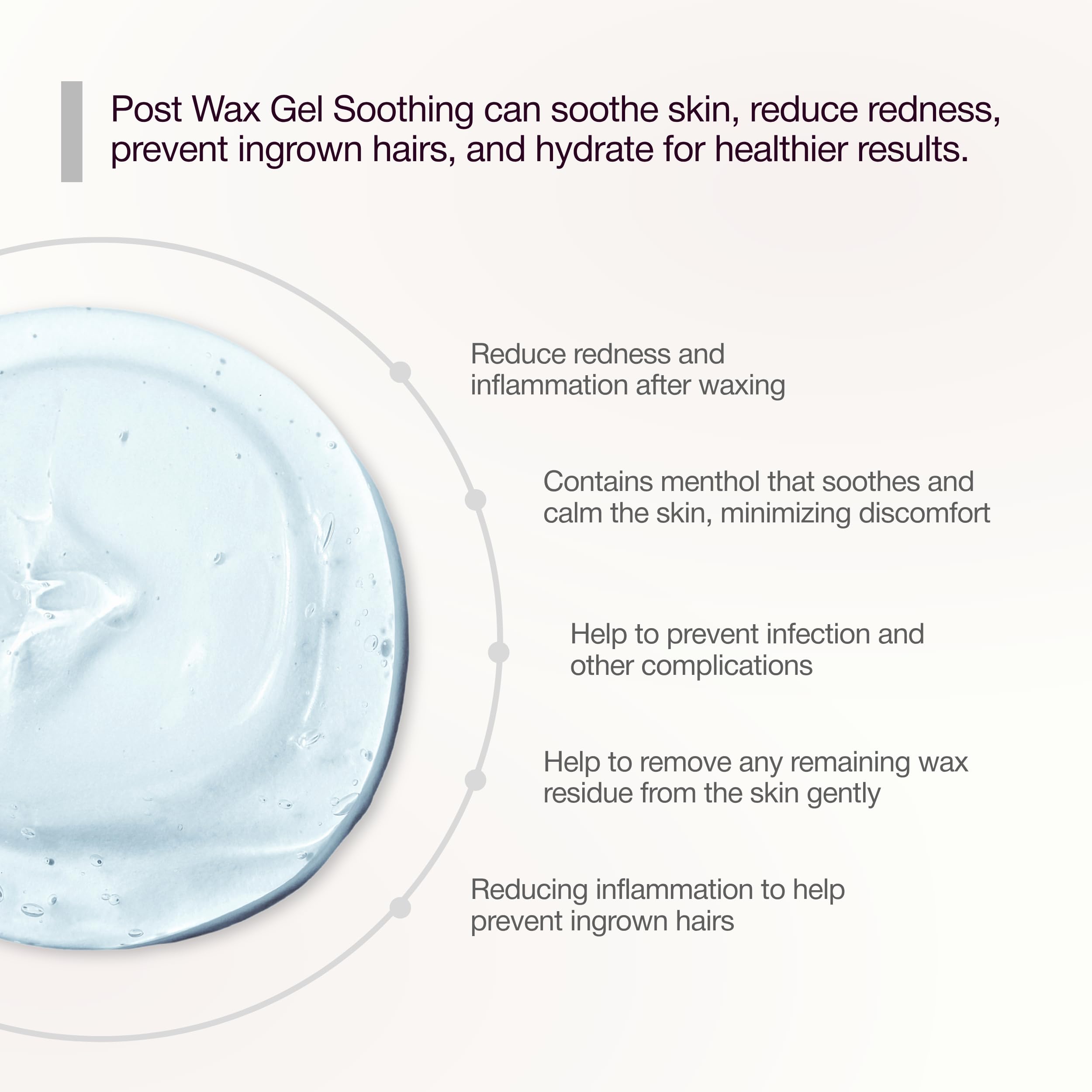 Curacoro Post Wax Cooling Gel, After Wax Care Gel 250ml