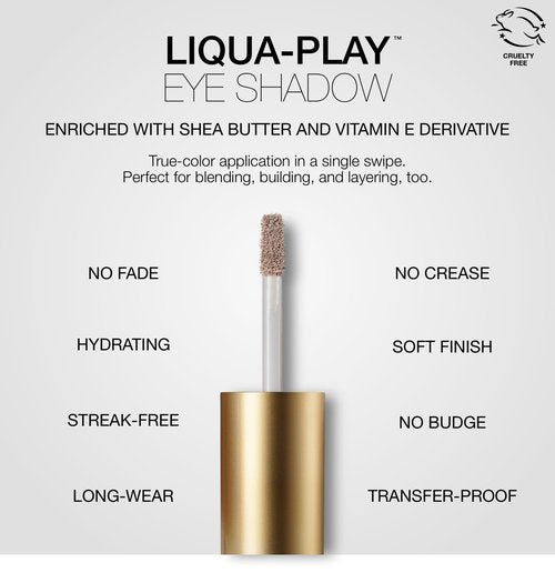 stila Liqua Play Liquid Eye Shadow | Long-Wear Matte Cream Eyeshadow with Blendable, Buildable, Lightweight Formula | No Crease, Budge or Fade | Infused with Shea Butter & Vitamin E