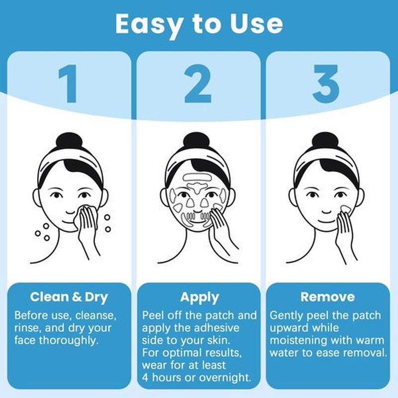 LadPemo Anti-Wrinkle Patches – 208 PCS Facial Wrinkle Patches, Face Tape for Wrinkles Overnight, Forehead Wrinkle Remover to Smooth Face, Fine Lines, Mouth, Frown Lines, Eyes, Smile Lines for Women