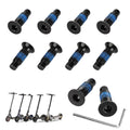 MIMIRACLE Scooter Forehead Head Screw Accessories - Carbon Steel Fixed Screw Kit (10 PCS) Compatible with Xiaomi M365 1s Pro Mi3 Ninebot Max G30/ES Series F Series Electric Scooter