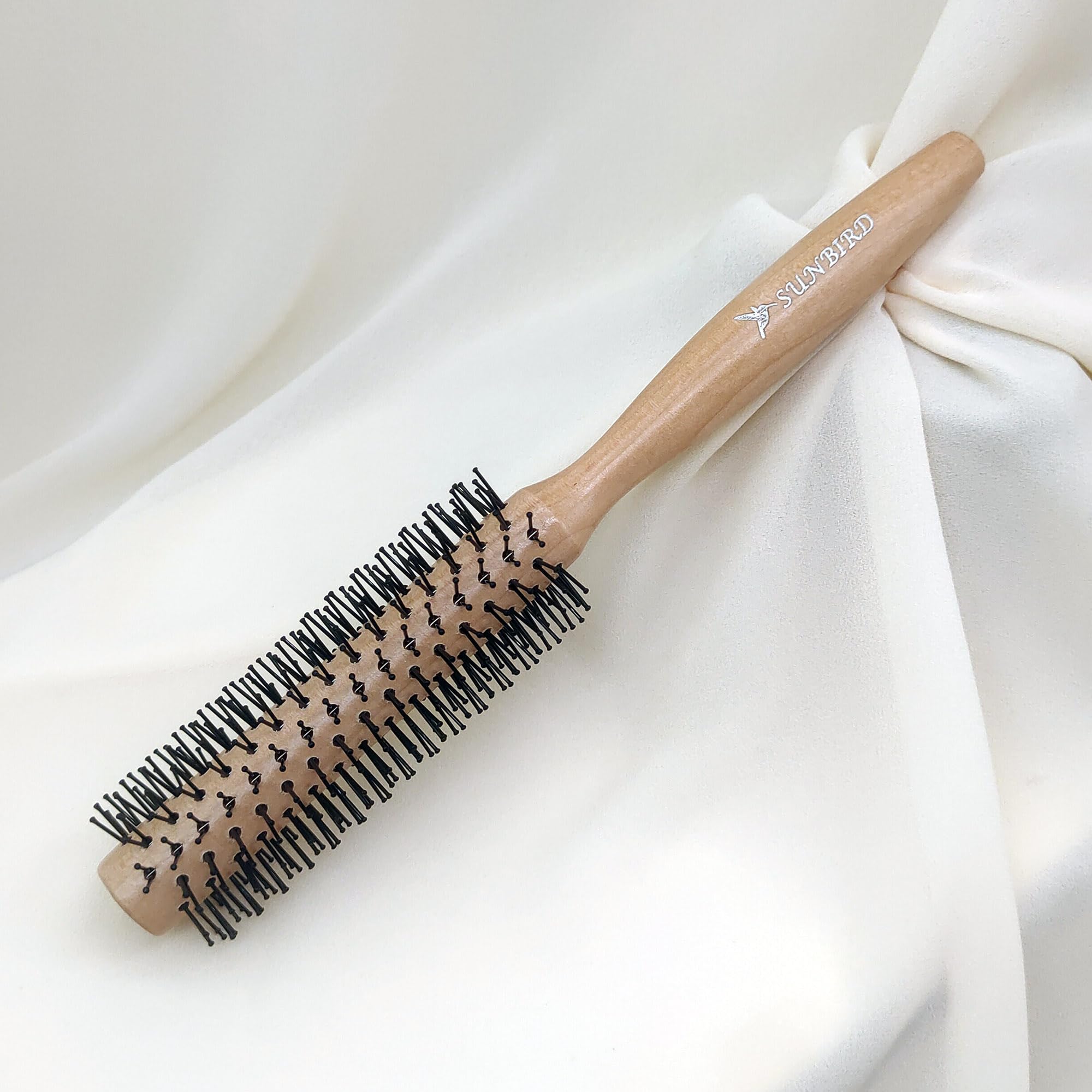 SUNBIRD Round Hair Brush for Short Hair, RPM 12 Row