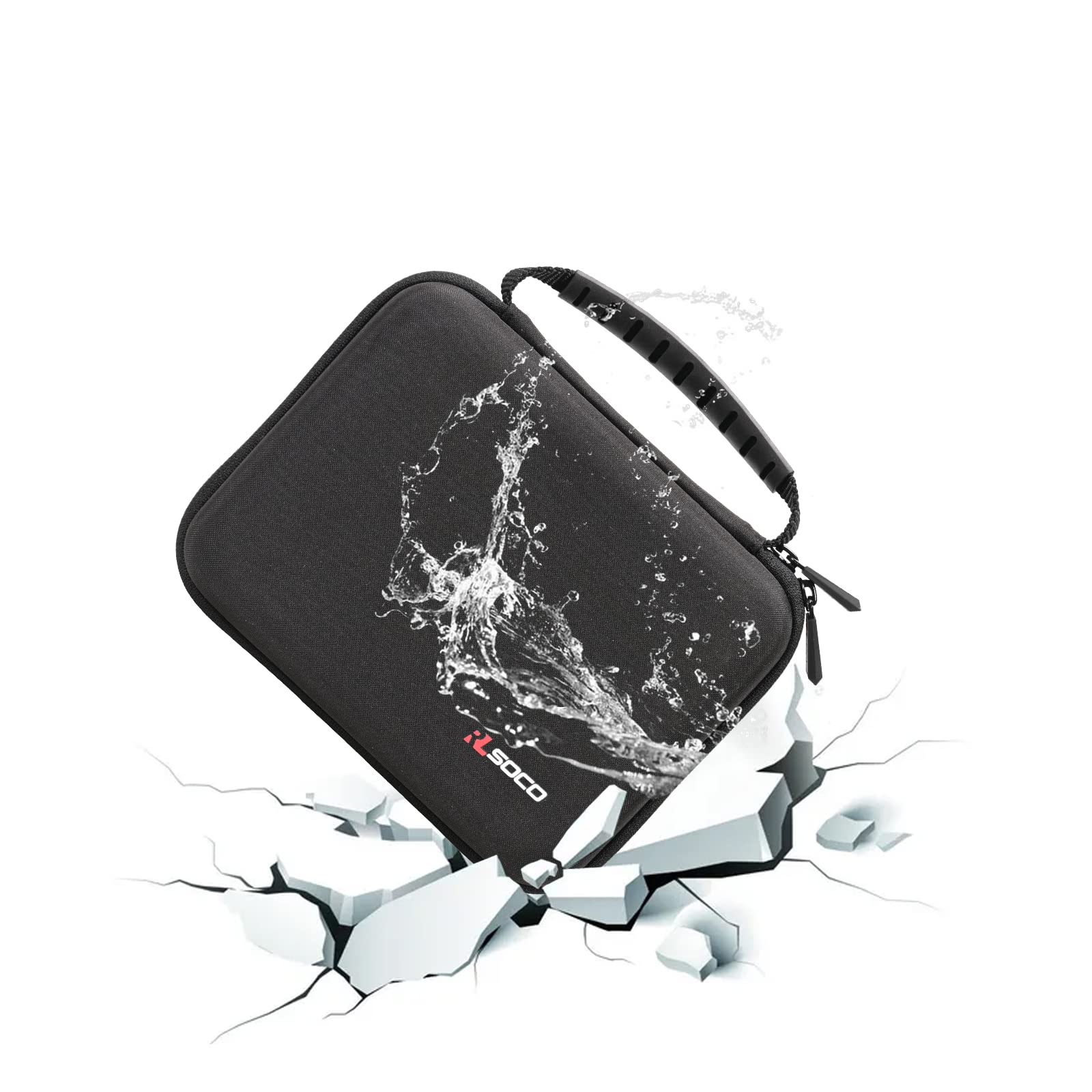 RLSOCO Carrying Case Compatible With Gillette Heated Razor for Men - Black (Case Only)