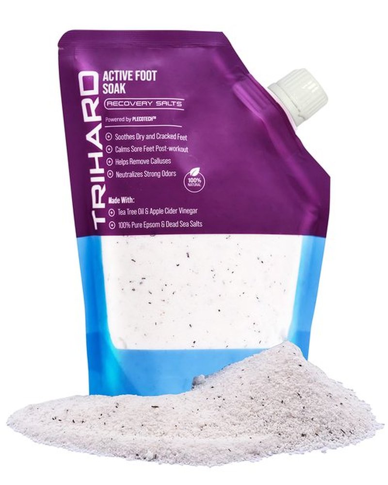 Active Foot Soak Salts – Epsom Salt with Tea Tree & Menthol, Pedicure Soak for Dry, Cracked Feet – Detox Soaking Salts for Relaxing Spa Treatment