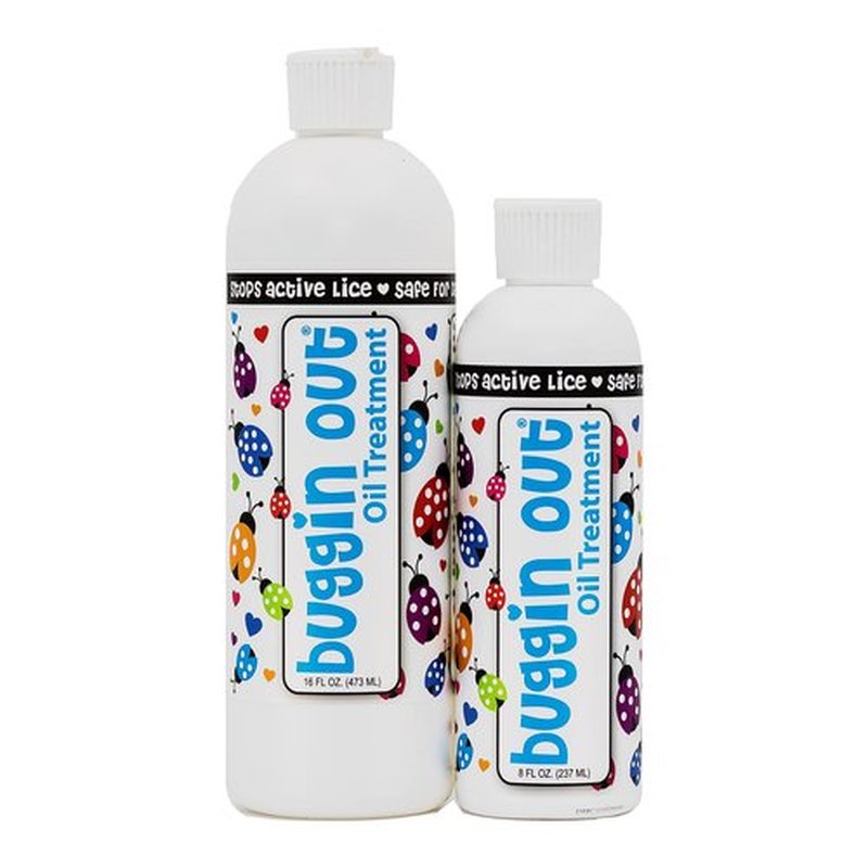 buggin out 100% Dimethicone Oil for Lice Care | Safe for Kids & Adults | Designed for 1-2 Applications | Effective & Trustworthy | 8oz