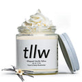 TLLW 100% Grass Fed Beef tallow for face and body, Whipped Tallow Balm Moisturizer with Organic Jojoba Oil & Manuka Honey (2.7 oz, Vanilla Scented)