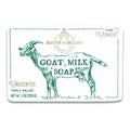 Buster & Bella's Unscented Triple Milled Goat Milk Soap - Sensitive Skin, Cruelty & Fragrance Free