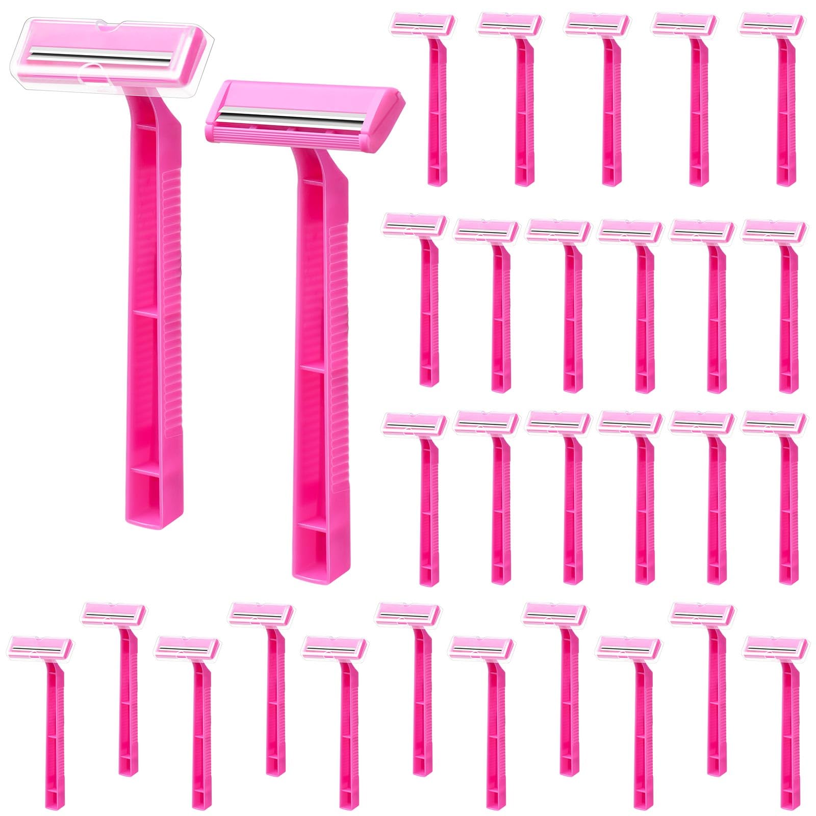 30 Count Women's Disposable Razors, Twin Blade