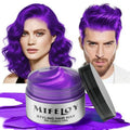 Skiennix Purple Temporary Hair Color Wax - Instant Washable Hairstyle Cream for Men & Women | Perfect for Parties & Cosplay