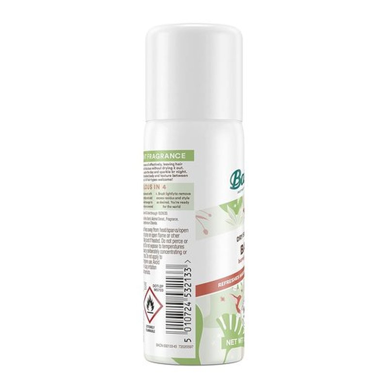 Batiste Dry Shampoo - Bare Mini Travel Size (1.06 oz) | Pack of 3 for Fresh, Clean Hair