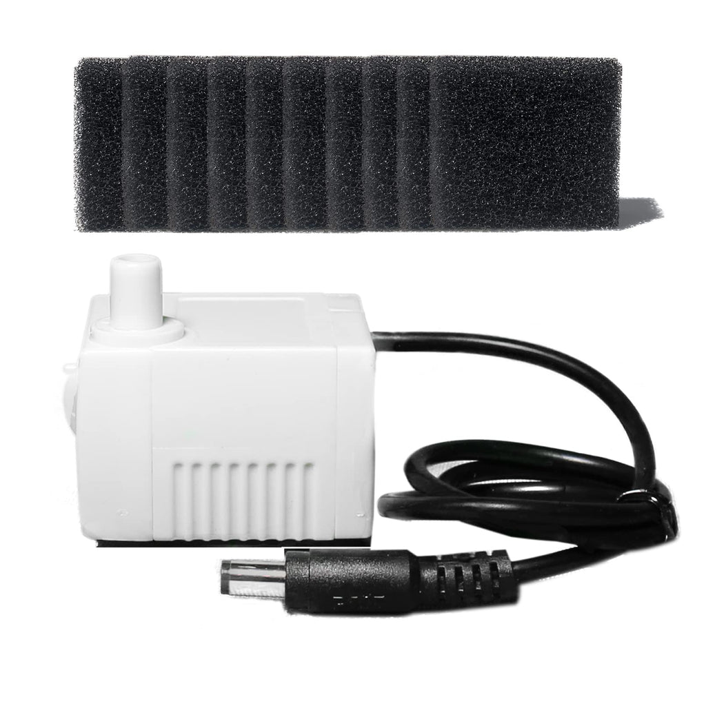 Aerogarden Replacement Pump Compatible with Harvest Bounty Farm Extra Ultra all models, Pump replacement model #200623, Included Extra 10 Pump Filters