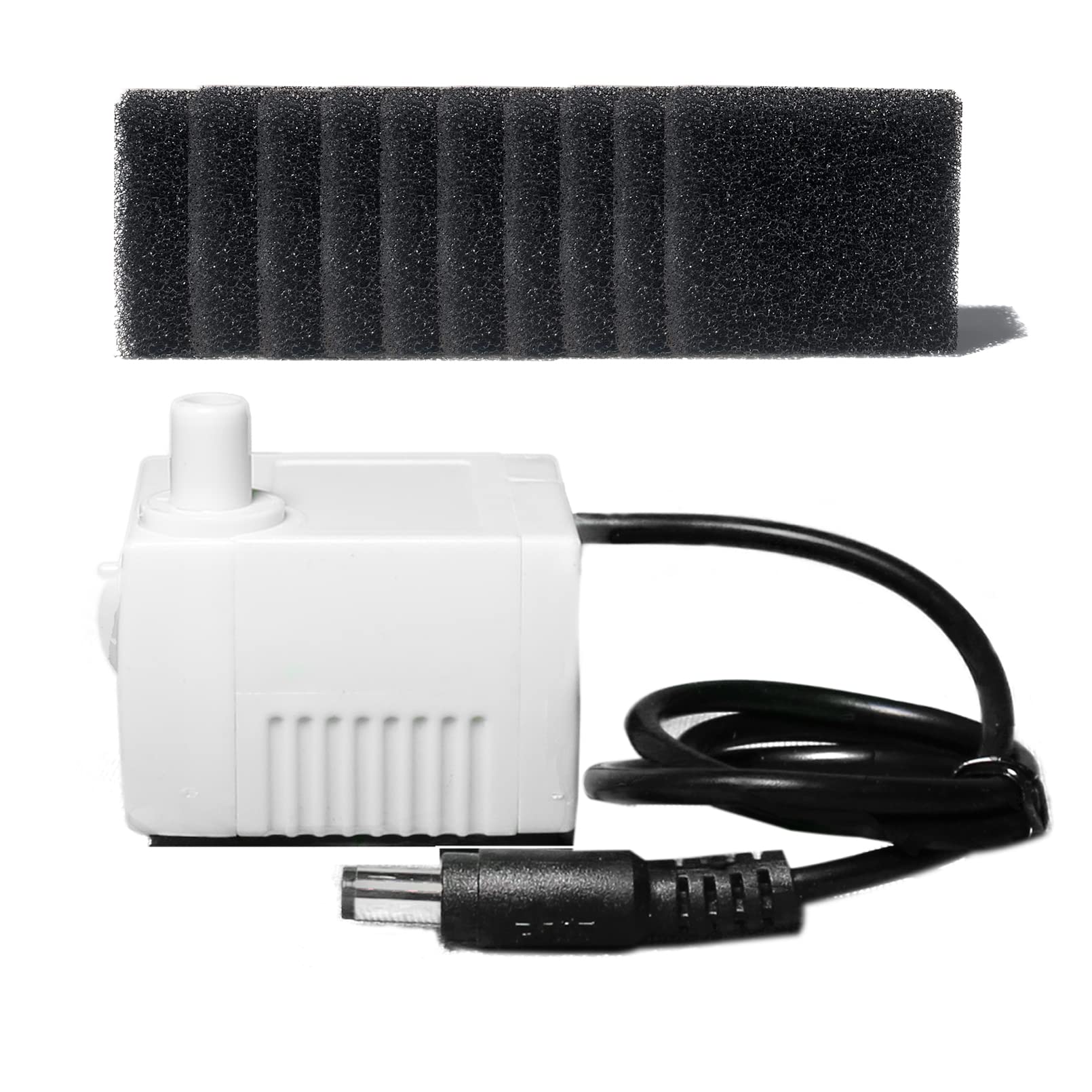 Aerogarden Replacement Pump Compatible with Harvest Bounty Farm Extra Ultra all models, Pump replacement model #200623, Included Extra 10 Pump Filters