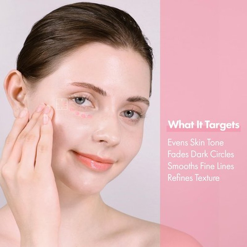 TOSOWOONG PDRN Pink Peptide Eye Cream with Salmon DNA PDRN 5,000ppm, Anti Aging Formula with Caffeine & Liposome Retinol for Fine Lines, Dark Circles and Wrinkles, Korean Skincare, 30ml / 1.01 fl.oz.