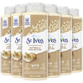 St. Ives Body Wash - Soothing Moisturizing Cleanser with Oatmeal & Shea Butter, Made with Plant-Based Cleansers and 100% Natural Extracts, 16 Oz Ea (Pack of 6)