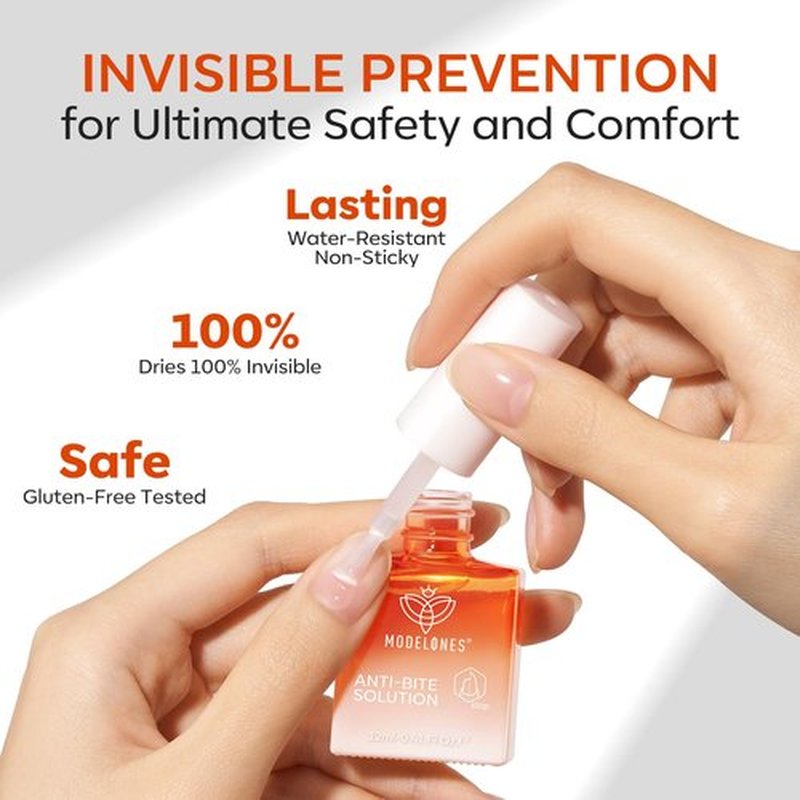 modelones Nail Biting Treatment for Kids Thumb Sucking Deterrent Nail Biting Prevention for Kids Quick Dry Bitter No Bite Nail Polish Stop Biting Nails Repair for Damaged Nails 0.34 fl oz
