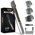 PRITECH Body Hair Trimmer for Men, Rechargeable Hair Trimmer for Pubic Area, Back, Face, Legs and Beard, Wet and Dry Use with Extra Replacement Blade