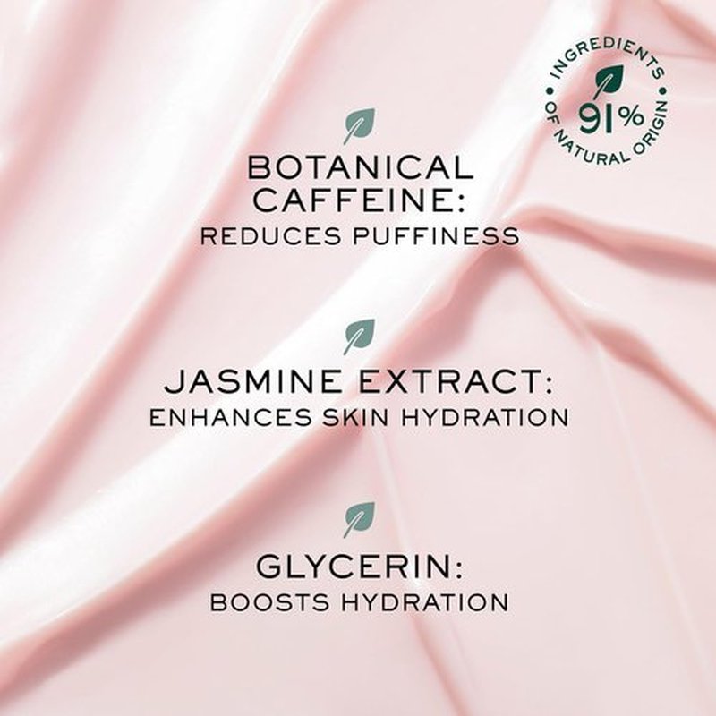 Nuxe Prodigieuse Boost Eye Balm Gel - Reduces Puffiness & Dark Circles with Jasmine Extract | 0.51 Fl Oz