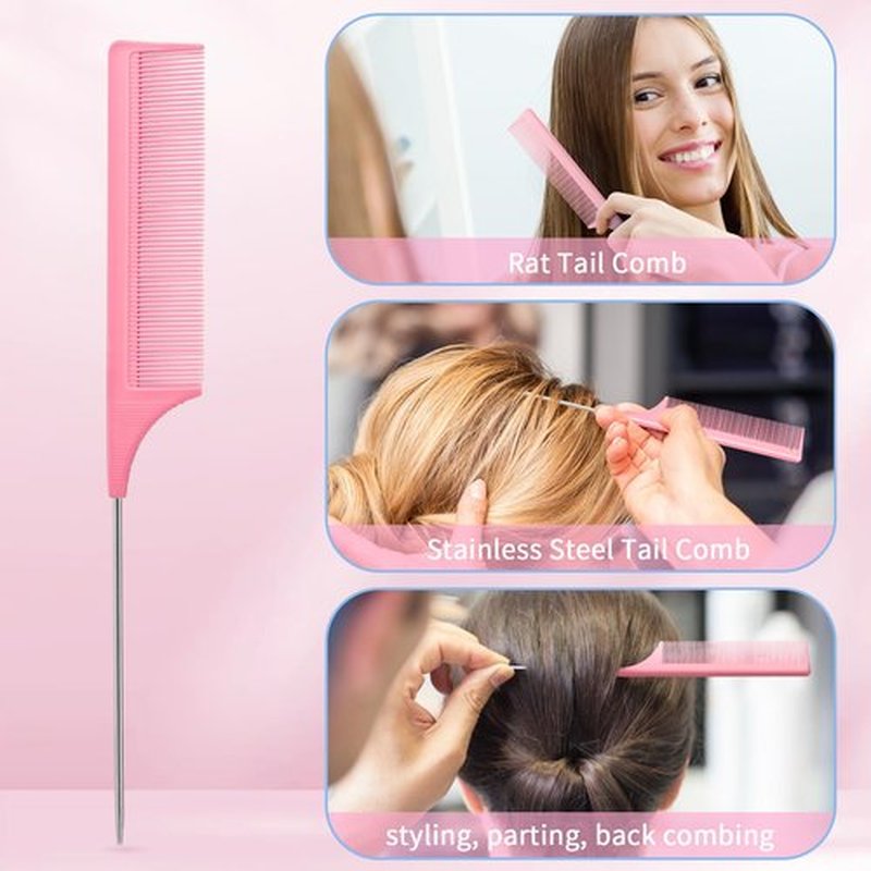 BRUSHZOO Hair Brush Set, Hair Brushes for Women Men kid Wet Dry All Hair Detangling Parting Styling