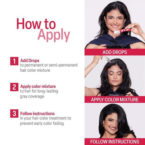 Regine Switzerland No Gray Color Drops - 2 Pack for Covering Gray Hair | Prevent Color Fade & Extend Touch-Ups