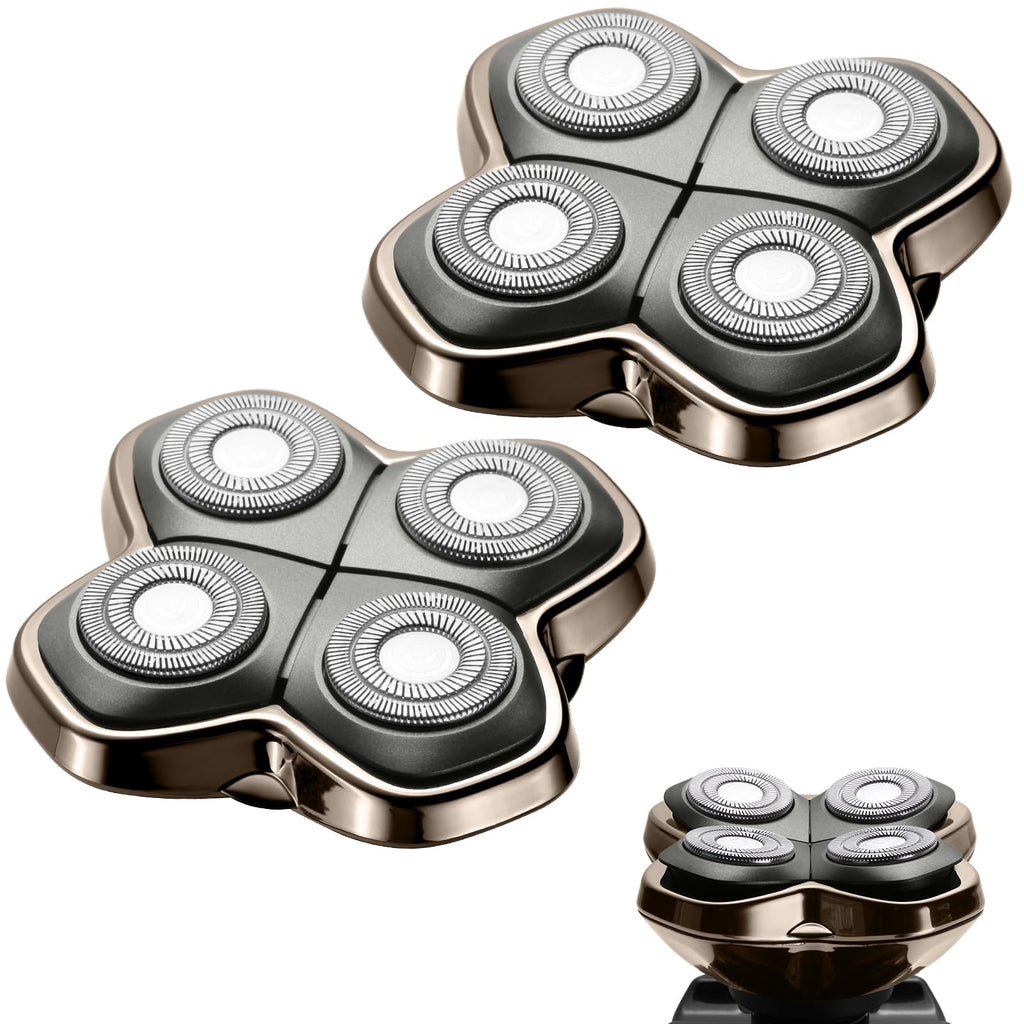 Shaver PRO 4 Head Replacement Blade for Skull shaver, 2 Pcs