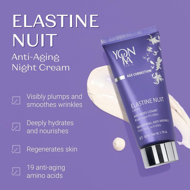 Yonka Elastine Anti-Aging Face Cream - Smooths Wrinkles & Firms Skin | Deep Hydration with Vitamins A, C & E