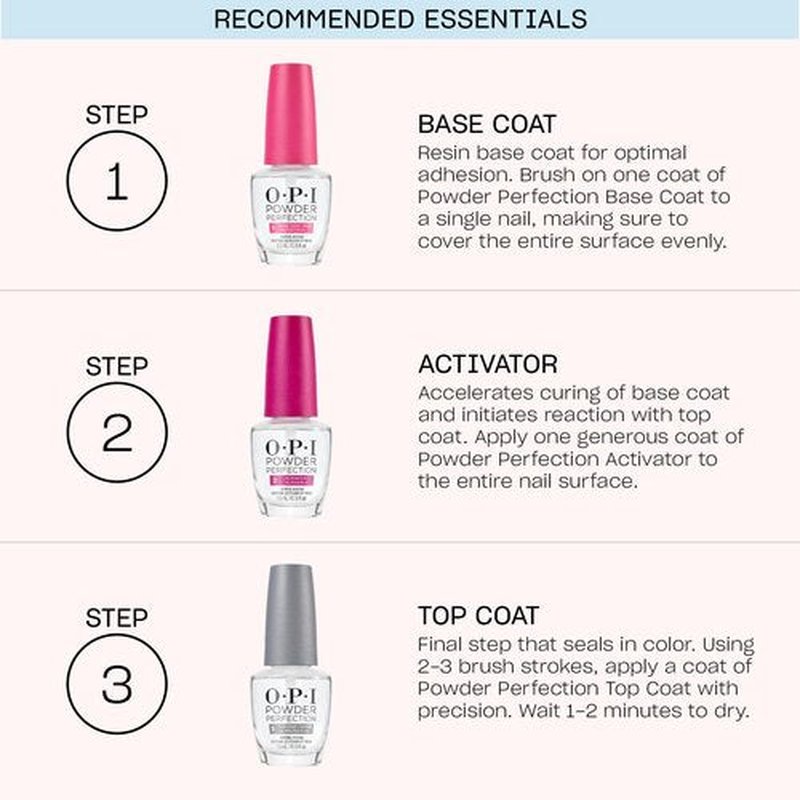OPI Powder Perfection Happy Play-ce | Sheer Pastel Blue Shimmer Nail Dipping Powder | OPI'm Dreaming Collection