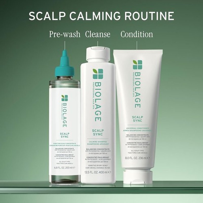Biolage Scalp Sync Calming Shampoo - Hydrating Formula for Dry & Sensitive Scalps | Vegan & Paraben-Free