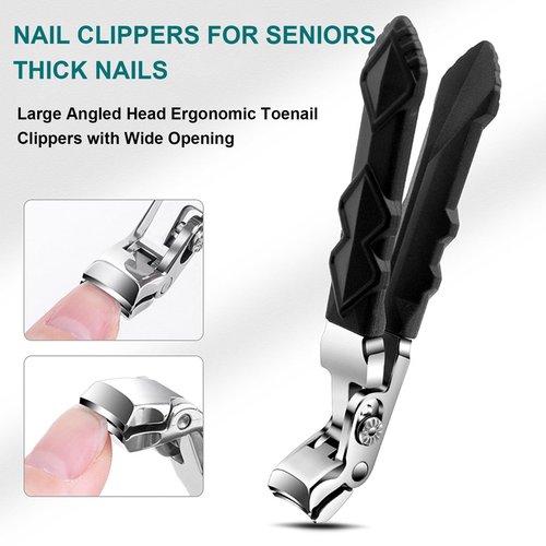 Clipmaster Pro Toenail Clippers, Clipmaster Pro Nail Clippers for Seniors Thick Nails with Wide Jaw Opening