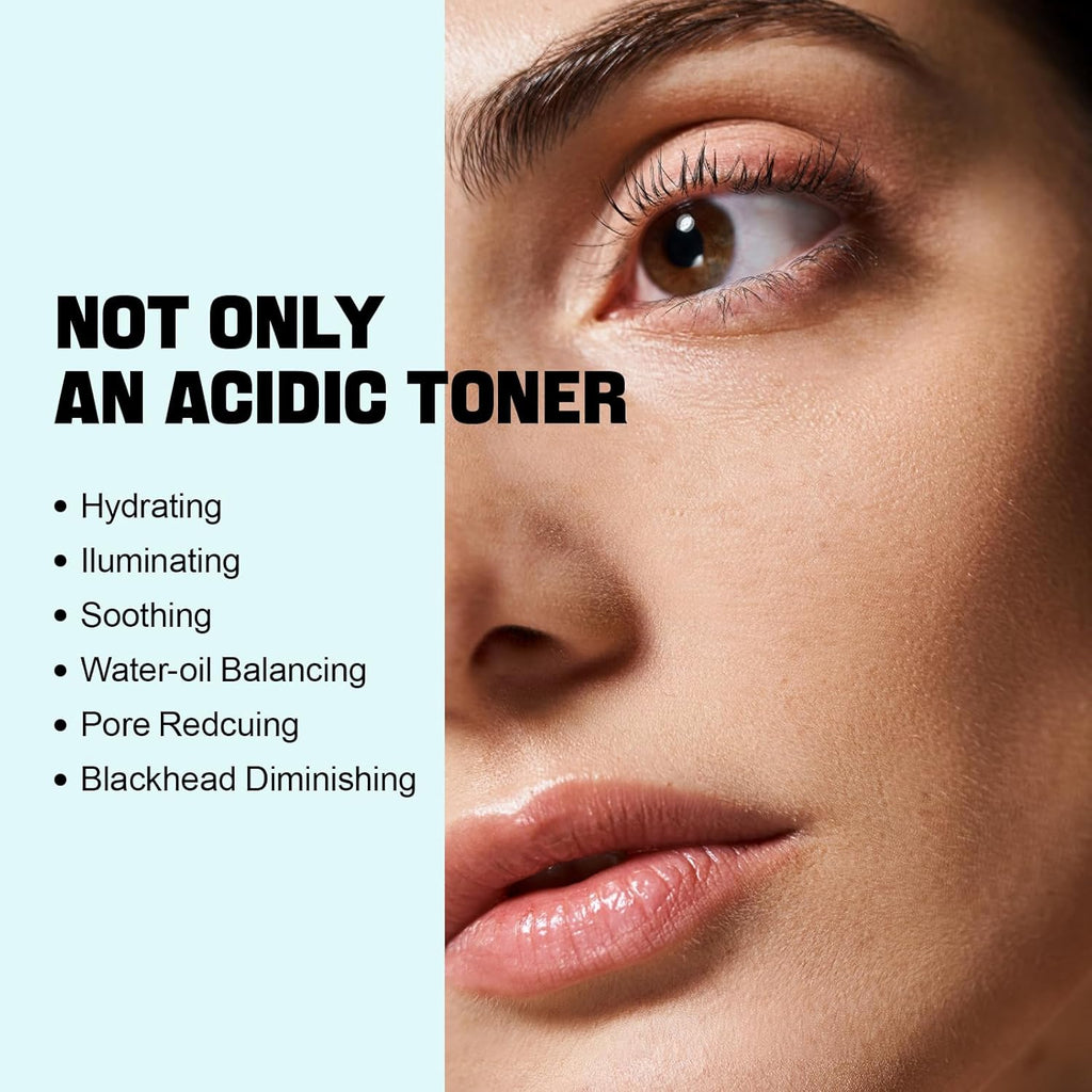 ZealSea Salicylic Acid Toner - Blackhead Remover & Pore Minimizer | Gentle Alcohol-Free BHA, 6.76 oz