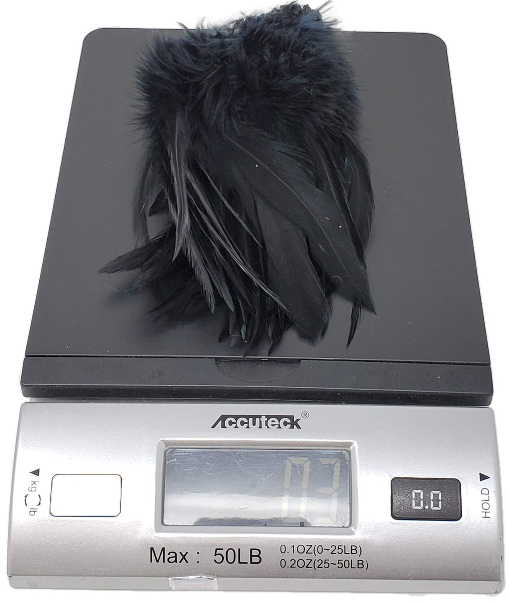 Creative Angler Saddle Hackle for Fly Tying/Tying Flies (Black)