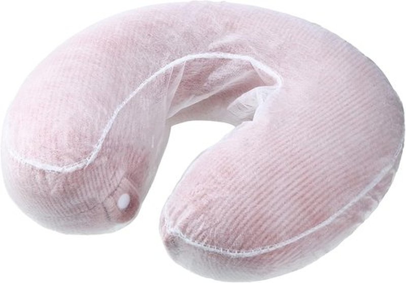 Tatuo Disposable Headrest Covers - 100 Pack Non-Sticking U-Shaped Massage Face Cradle | 14.2 x 13 Inch, White