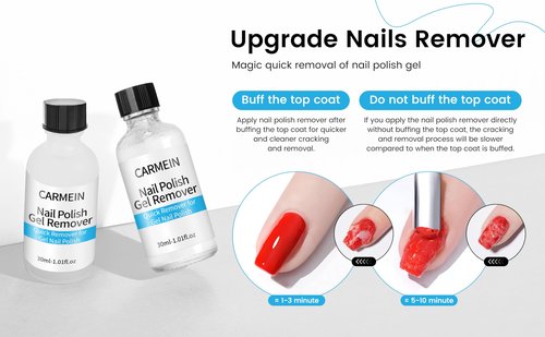 Gel Nail Polish Remover 15ml | Liquid Latex Cuticle Protector, Fast Peel Off No Soaking Wrapping, Remove Gel Polish in 2-5 Minutes (1PCS)