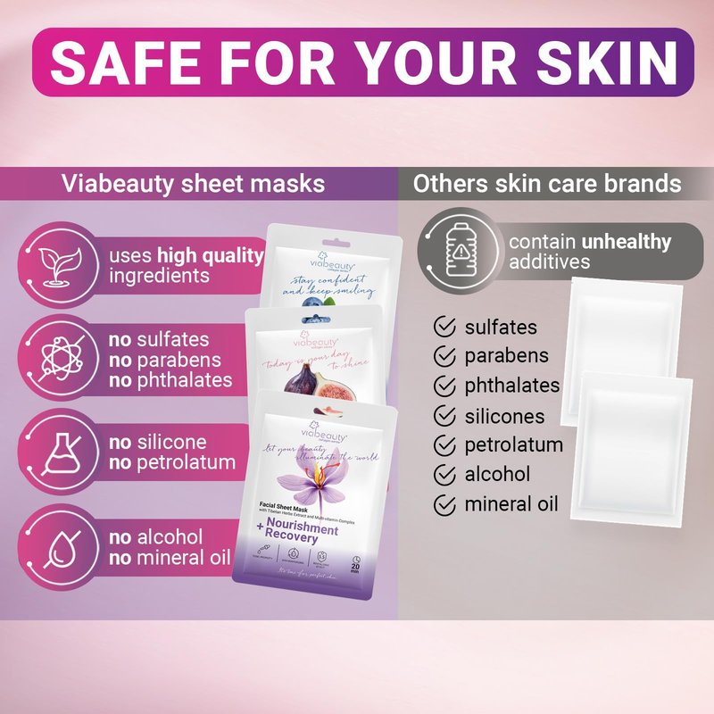VIABEAUTY 12 Pack of Snail Mucin Mask Collagen Face Mask with Ceramides & Hyaluronic Acid Facial Sheet Mask - Rejuvenating, Deep Hydrating & Moisturizing Face Masks Skincare for All Skin Types