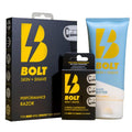 BOLT Skin + Shave - Starter Kit Black Edition - Performance Razor, Shave Butter & 3 Refill Cartridges - Smooth Shave for Body & Legs
