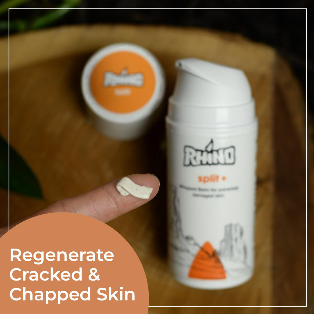 Rhino Skin Solutions Split+ Hyaluronic Acid Cream – Intensive Care for Severely Damaged Skin | Heal & Regenerate Cracked, Chapped Skin - (1oz)