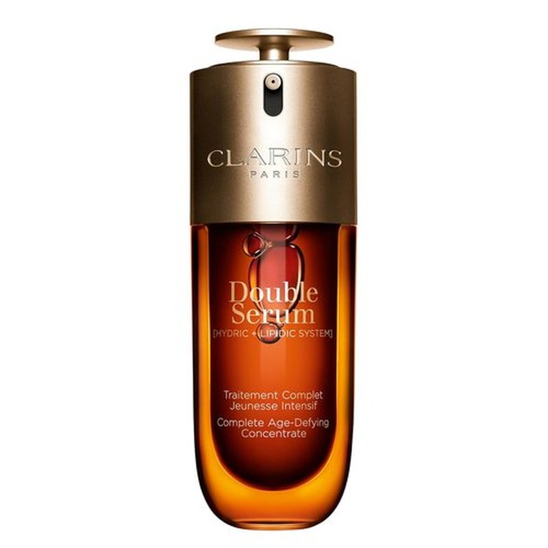 Clarins Double Serum - Anti-Aging Face Serum for Firmness, Smoothness & Radiance | 24H Hydration | All Skin Types