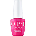 OPI GelColor Lollypoppin’ Bubblegum | Semi-Sheer Bright Pink Shimmer LED Cure Gel Nail Polish | Salon-Quality Shine, Long-Lasting Wear | 0.5 Fl Oz | Good Enough to Treat | Holiday 2025