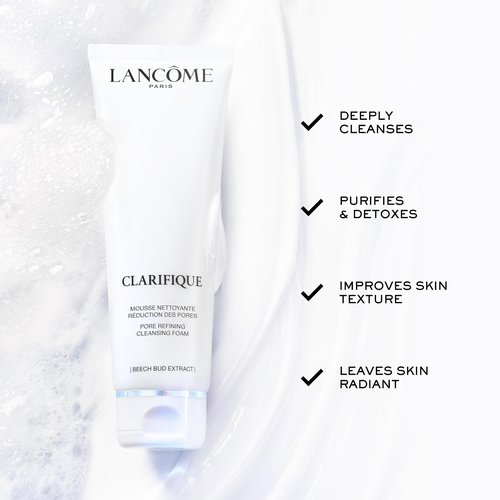 Lancôme Clarifique Pore Refining Cleanser - With Salicylic Acid for Uneven Skin Tone, Pores, Dullness - 4.2 Fl Oz
